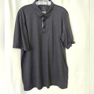 Men's Dark Gray Polo Shirt - Performance Short Sleeve